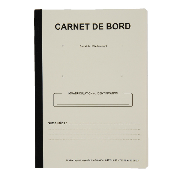 carnet de bord véhicule