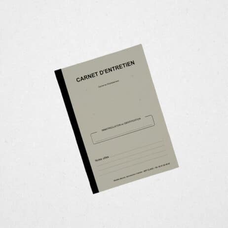 Carnet d’entretien véhicule